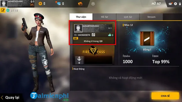 Cách lấy ID 2