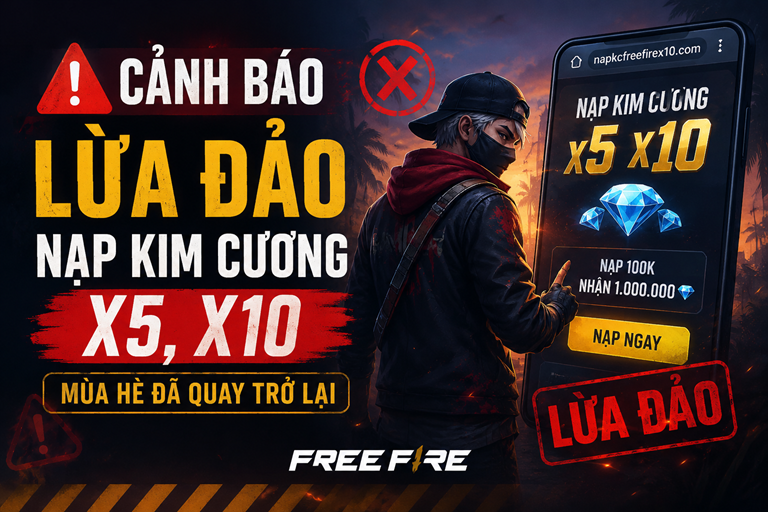 Độ uy tín nạp tại website NapFreeFire.Com